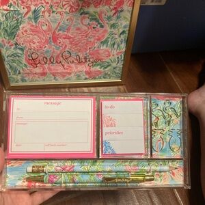 Lilly Pulitzer Floridita Desk Accessories Set NWOT